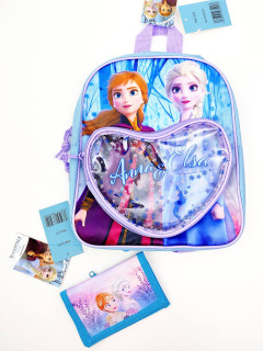 Набор рюкзак на два отделения  + кошелек-сумочка Холодное сердце Disney 