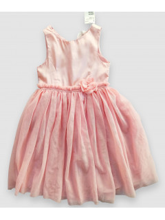 Нарядное платье на подкладке с фатином и блеском 9-10лет (140) розовый H&M (Швеция)
