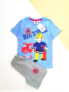 Костюм футболка и шорты пожарник синий серый 4года (98/104) Nickelodeon 