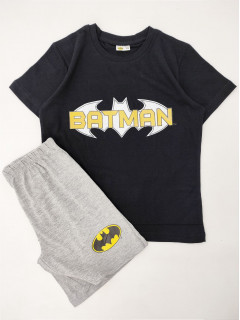 Пижама трикотаж футболка+шорты черный синий Бетмен 9-10лет (134/140) Batman 