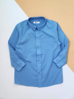 Классическая рубашка длинный рукав голубой 3-4года(104) By Very