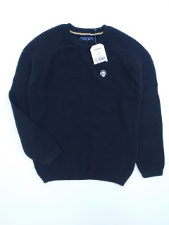 Вязаный свитер черный 8лет (128) Next