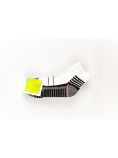 Спортивные дышащие носки 35-38рр белый серый полоски С&А