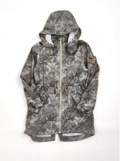 Куртка ветровка 5-6лет (116) серый защитный H&M 