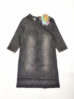 Джинсовое платье 14лет (164) черный серый Vingino 