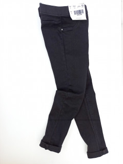 Брюки-леггинсы джинсовые 5-6 лет (110/116) черный George 