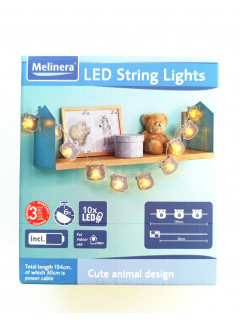  LED гирлянда на 10 лампочек с мишками