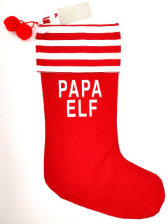Рождественский большой носок для подарков