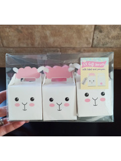 Подарочные мини-коробочки для упаковки яичек 6 шт Edeka 
