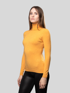 Гольф/свитер тонкой вязки желтый