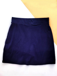 Трикортажная юбка-шорты темный синий 12-13лет(152/158)