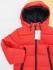Непромокаемая и непродуваемая курточка на синтепоне на флисовой подкладке красный 4-5 лет (110)
