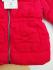 Непромокаемая и непродуваемая курточка на синтепоне на теплой плюшевой подкладке красный 12мес (80)