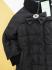 Непромокаемая и непродуваемая курточка/пальто на синтепоне с брошью черный 4-6лет(104/116)