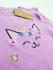 Вязаный свитер с пайетками и вышивкой розовый 10лет (140) С&А