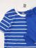Пижама трикотаж футболка+шорты синий в полоску 9-10лет (134/140) Hip& Hopps