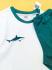 Пижама трикотаж футболка+шорты морской волны белый акула 9-10лет (134/140) Hip& Hopps