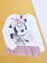 Лонгслив/туника трикотажный с  камушками, глиттером и блестящей юбочкой из сеточки 4-5 лет (104/110) микки белый Disney 