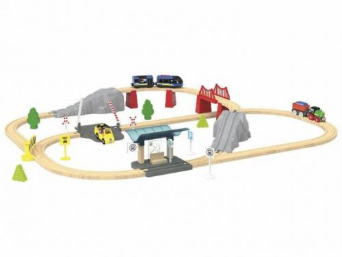 Игровой набор железной дороги из дерева Play Tive 