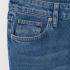 Джинсовые брюки скини средняя посадка ХХС (26/30) синий H&M